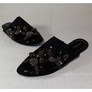 Charles David Black Embellished Flats